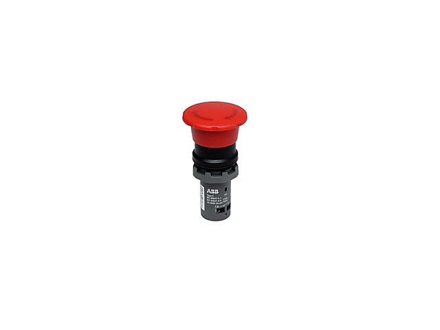 Pulsador de Parada de Emergencia ABB JOKAB JSNY5 Rojo Ø40mm 2NC 24V LED IP65