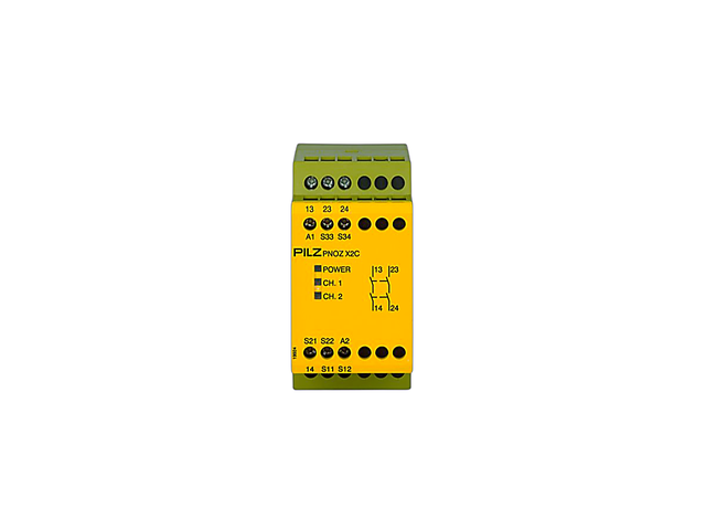 Relé de seguridad PNOZ X2C 24 VCA/CC 2N/O
