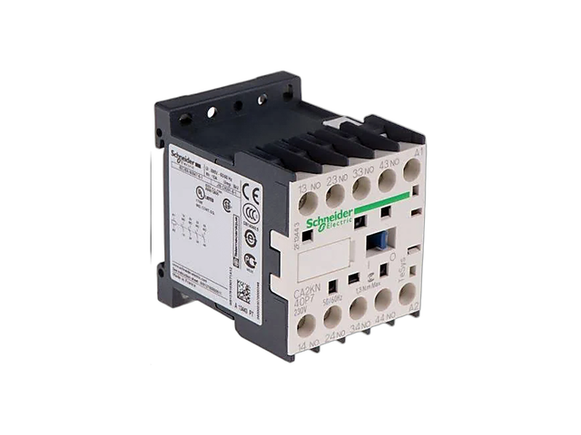 Contactor Tripolar Schneider Electric TeSys D 4-Polar NO 24V DC 10A Carril DIN