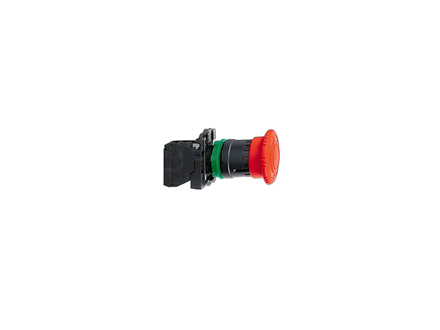 Pulsador de Parada de Emergencia Schneider Electric XB5-AS542 Rojo Ø40mm Cabeza Giratoria